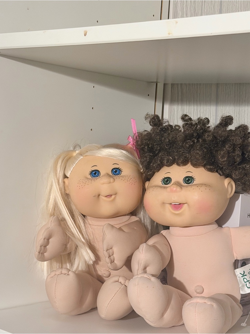 Vintage-Style Cabbage Patch Kids Dolls (lot of 2 2012 and 2016)